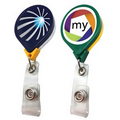 "Build Your Own" Round Badge Reel (Label)